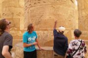 Der Grosse säulensaal im Karnak Tempel