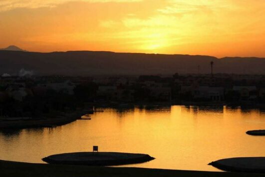 El Gouna rundreise und Sonnenuntergang