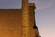 Oblisk am Eingang Luxor Tempel