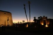 Luxor Tempel am Abend