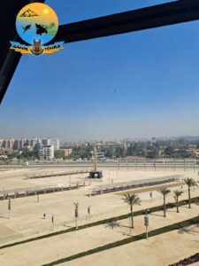 ausserhalb Ägyptische Museum Oblisk